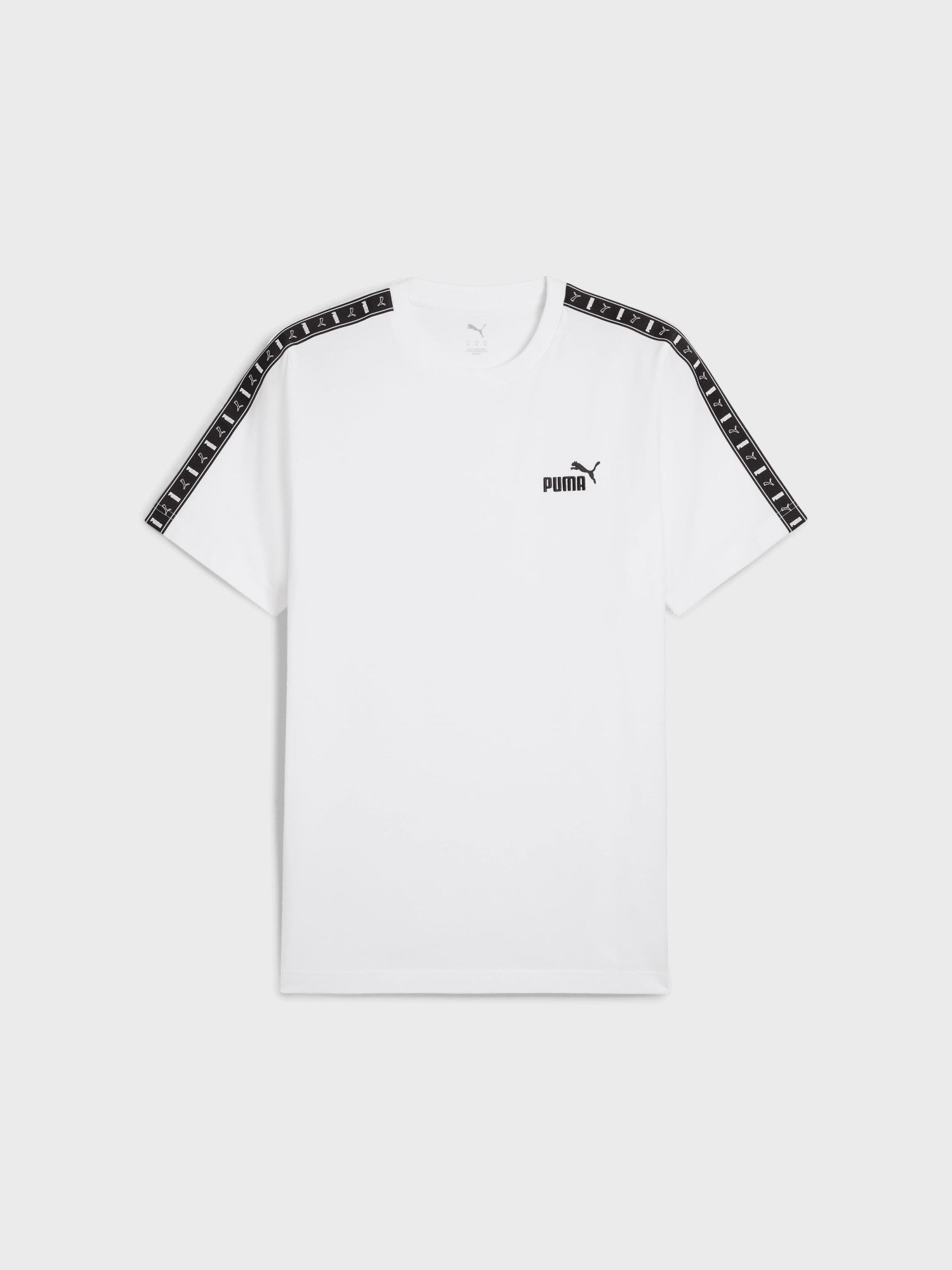 Футболка мужская Puma ESS TAPE Tee белая 68467402 изображение 5