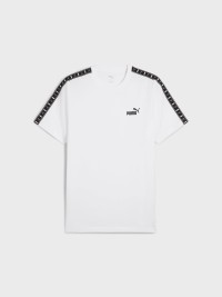 Футболка мужская Puma ESS TAPE Tee белая 68467402 изображение 5