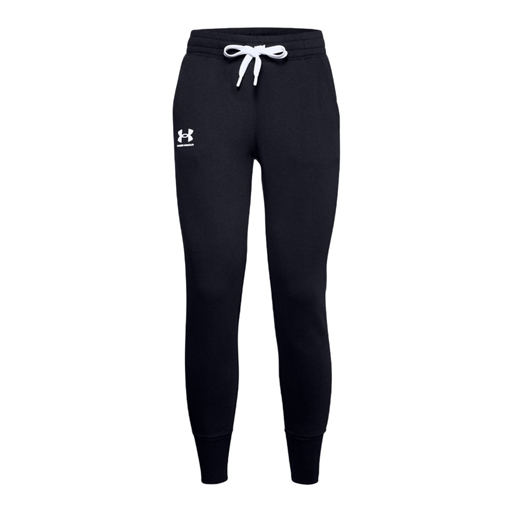 Брюки женские Under Armour Rival Fleece Joggers черные 1356416-001 изображение 1