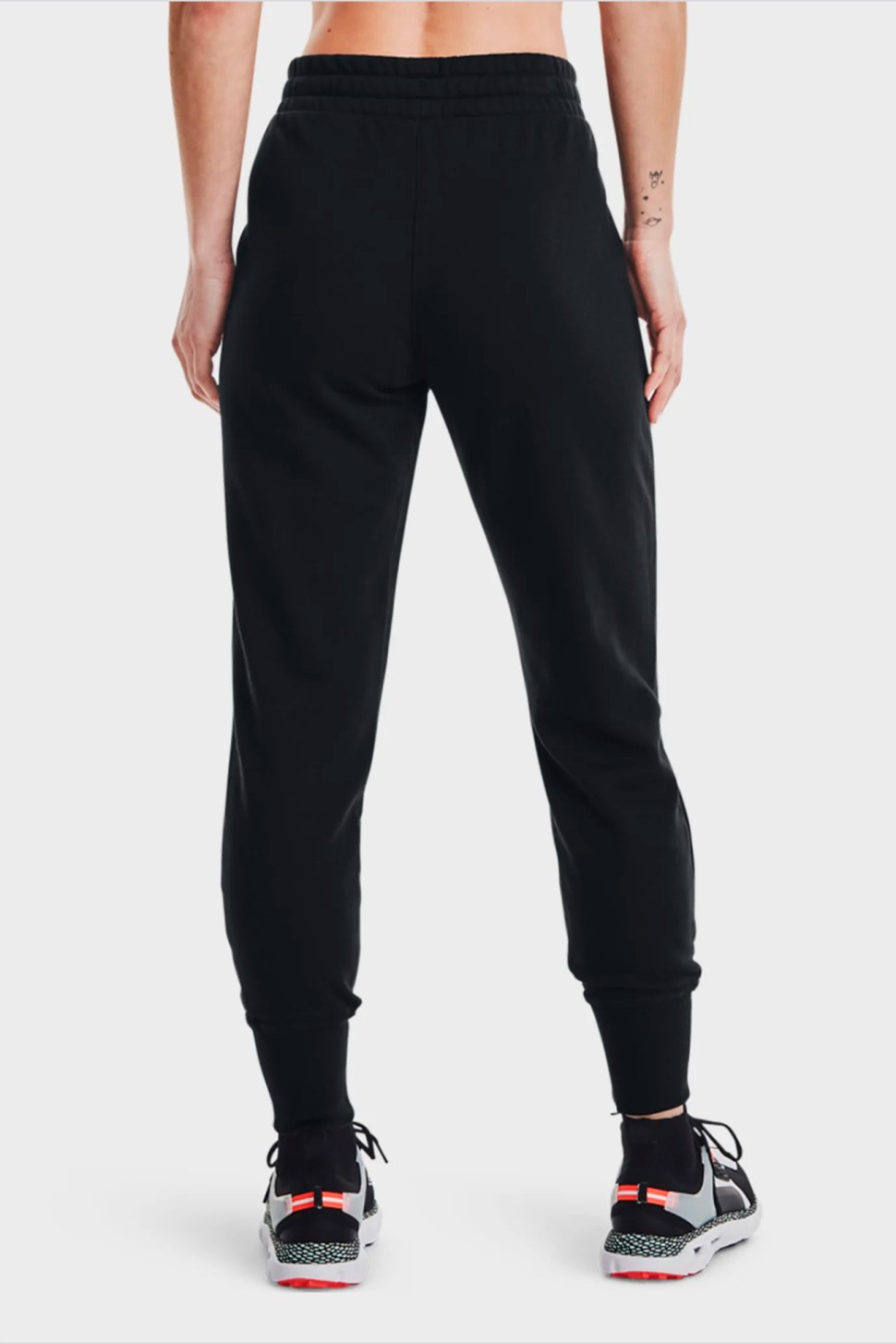 Штани жіночі Under Armour Rival Fleece Joggers чорні 1356416-001 — фото 5