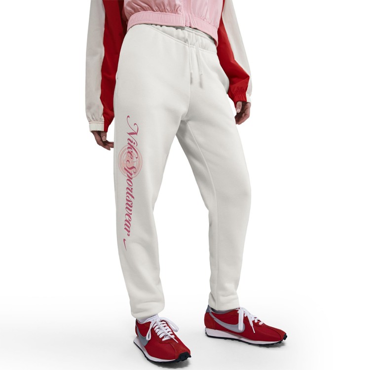 Брюки женские Nike W NSW CLUB FLC GX STD PANT молочные HV2346-133