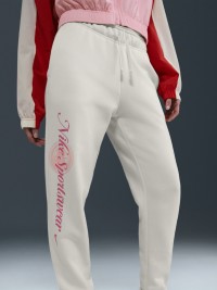 Штани жіночі Nike W NSW CLUB FLC GX STD PANT молочні HV2346-133 изображение 2