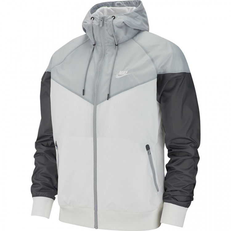 Ветровка мужская Nike Sportswear Windrunner Jacket Hooded серая AR2191-100 изображение 1