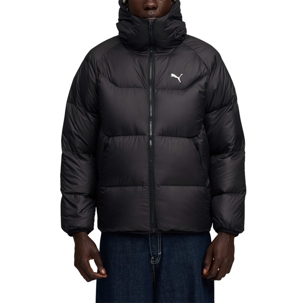 Куртка мужская Puma Hooded Down Puffer Jacket черная 68838201 — Sport City Куртка мужская Puma Hooded Down Puffer Jacket черная 68838201