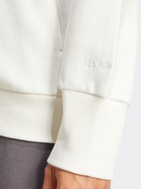 Толстовка женская Adidas W ALL SZN FZ HD белая JD4689 изображение 5