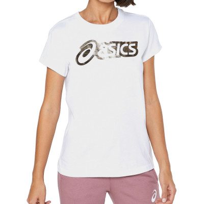 Футболка женская Asics Logo Graphic Tee белая 2032B406-100