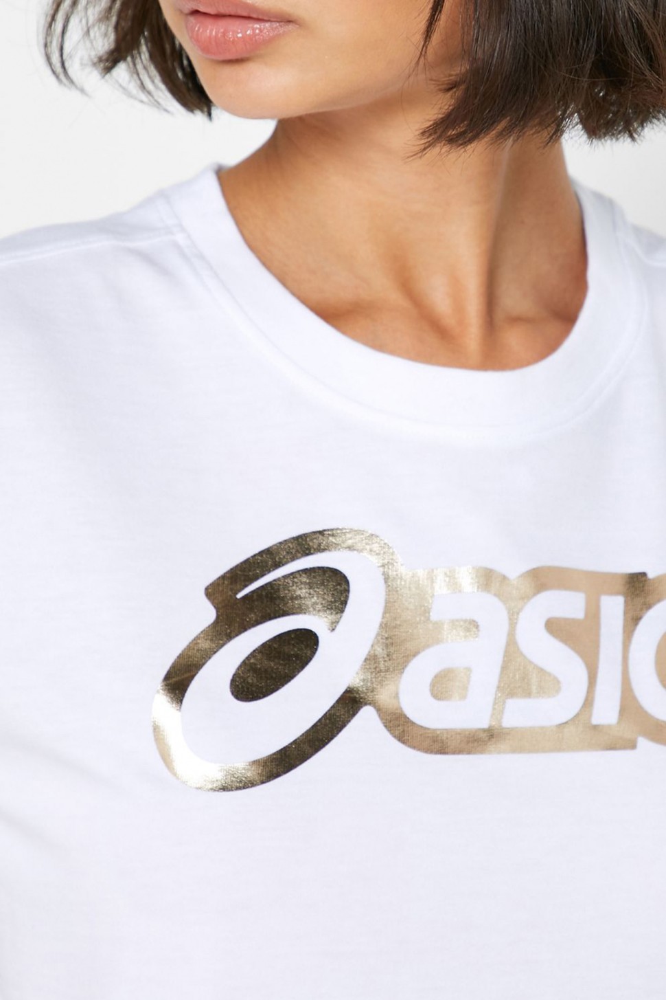 Футболка жіноча Asics Logo Graphic Tee біла 2032B406-100 — фото 4