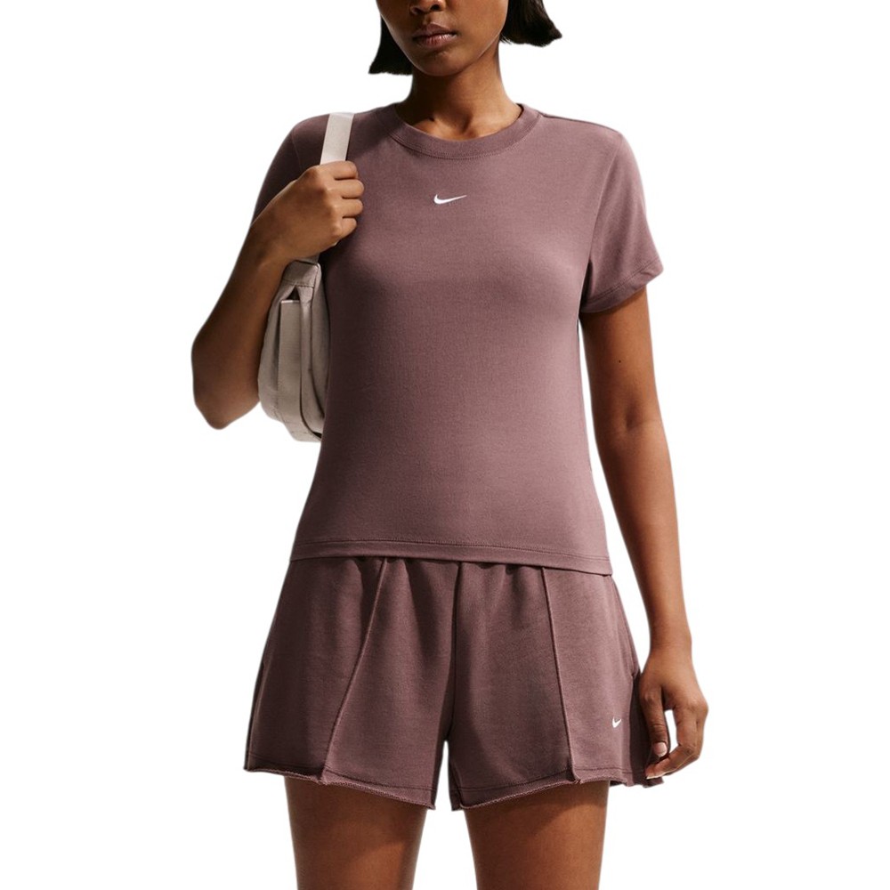 Футболка женская Nike W NSW NK CHLL KNT MD CRP коричневая FV5508-503