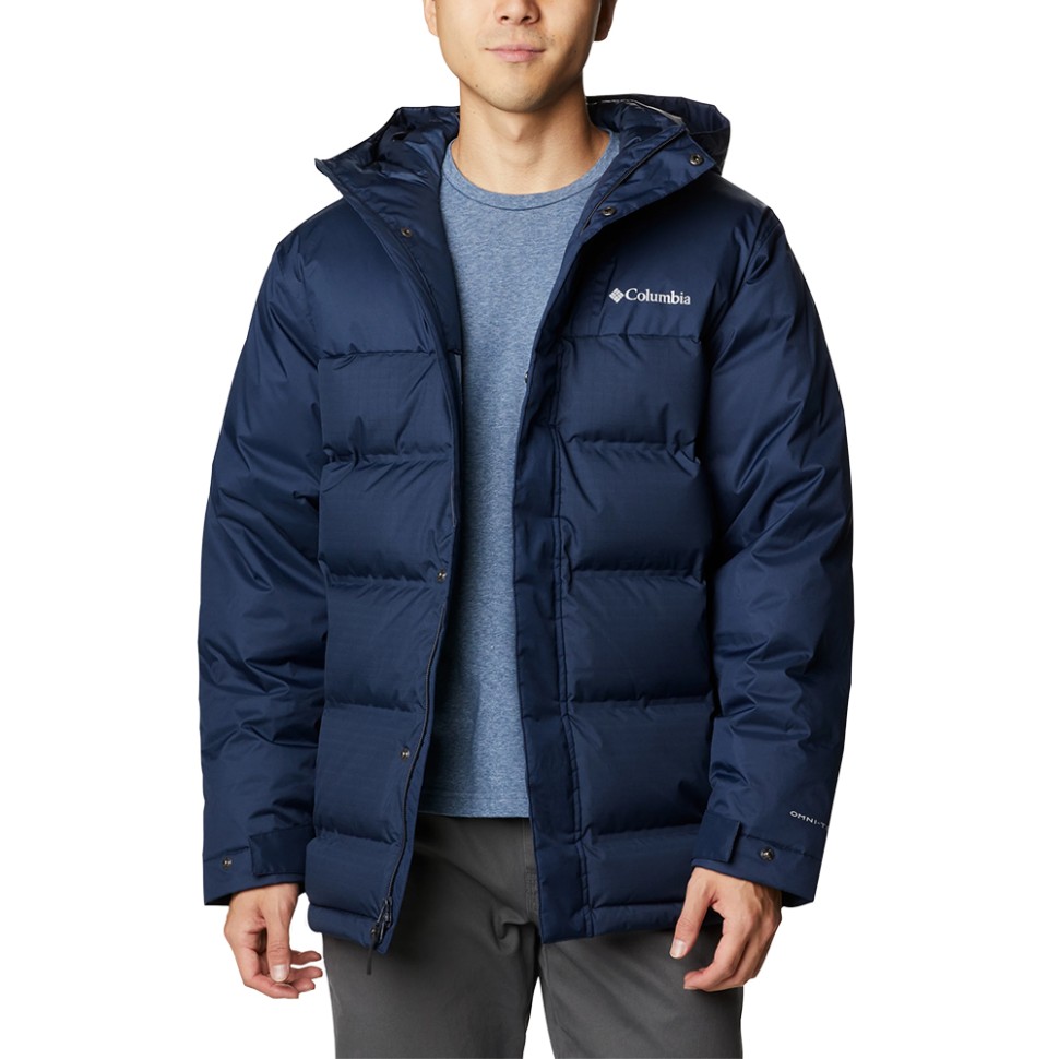Куртка пуховая мужская Columbia Grand Trek™ Down Parka темно-синяя 1957451-464