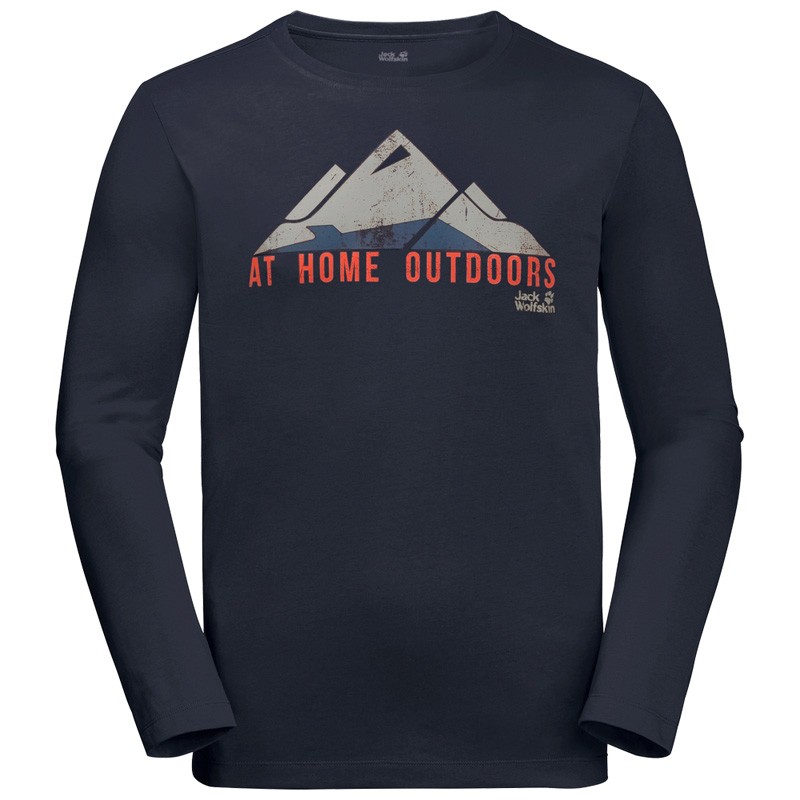 Футболка мужская Jack Wolfskin черная 1806221-1010 изображение 1