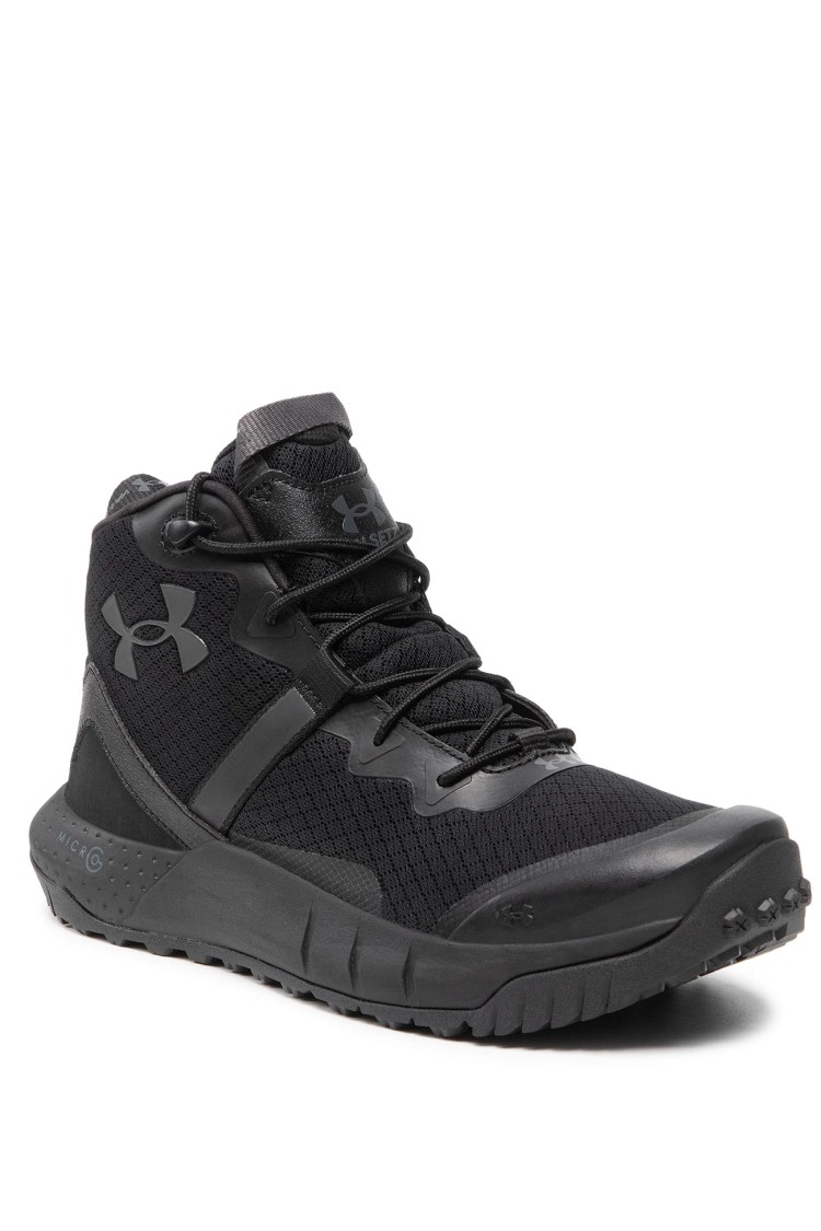 Ботинки мужские Under Armour UA Micro G Valsetz Mid черные 3023741-001 изображение 2
