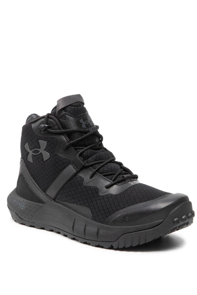 Ботинки мужские Under Armour UA Micro G Valsetz Mid черные 3023741-001 изображение 2