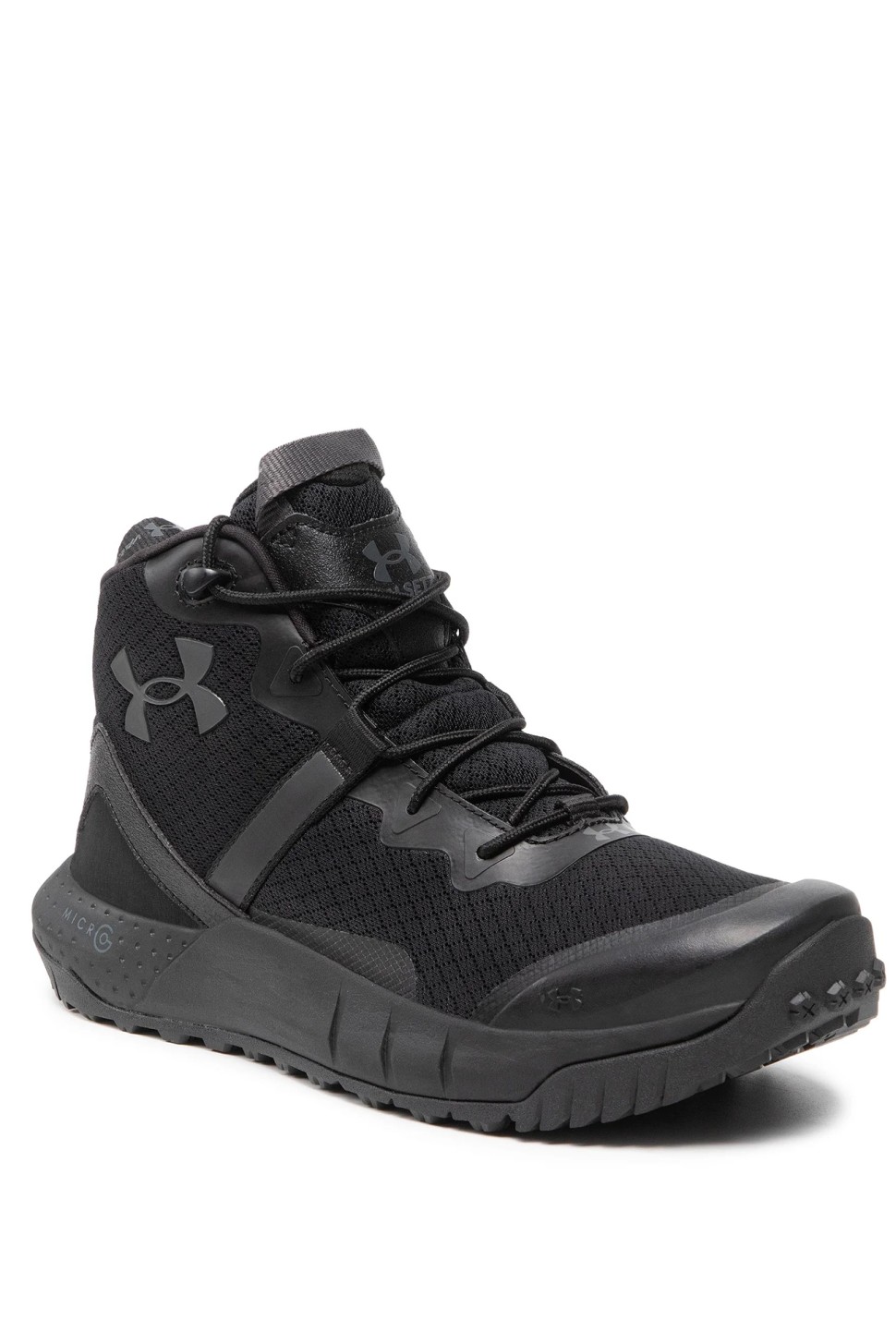 Черевики чоловічі Under Armour UA Micro G Valsetz Mid чорні 3023741-001 — фото 2