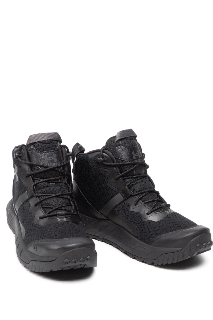 Ботинки мужские Under Armour UA Micro G Valsetz Mid черные 3023741-001 изображение 4