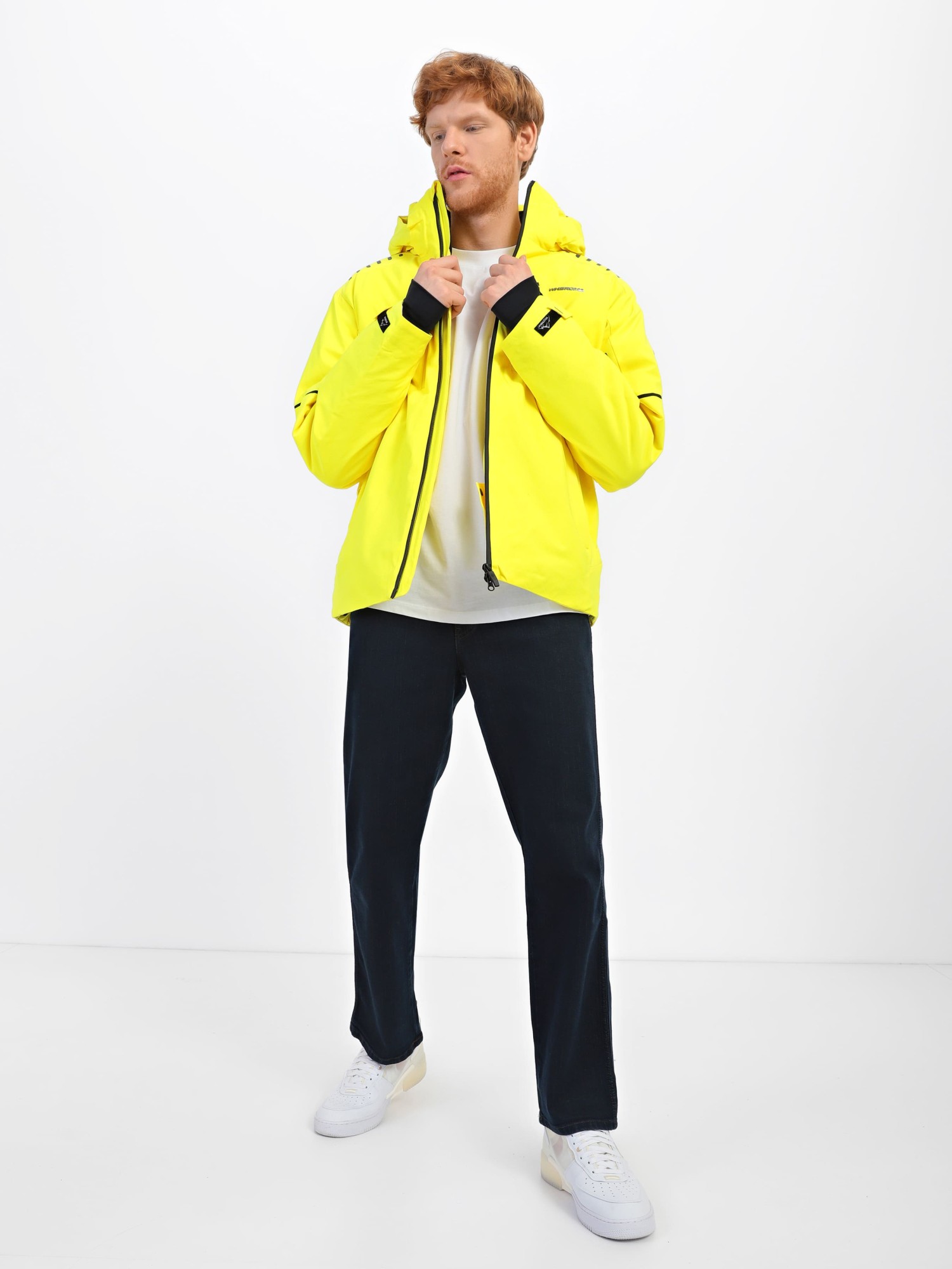 Куртка горнолыжная мужская WHS желтая 542003-710 изображение 2