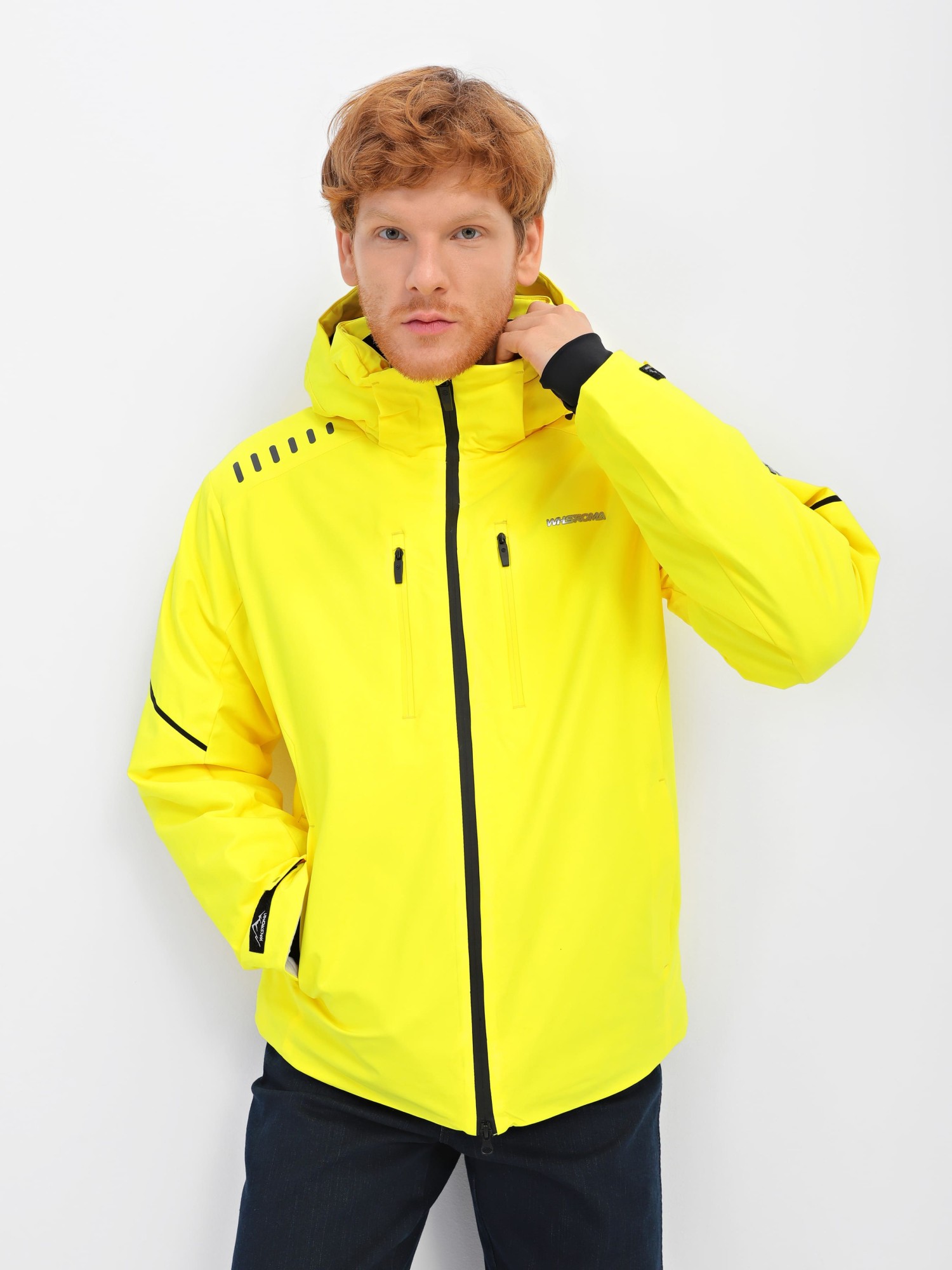 Куртка горнолыжная мужская WHS желтая 542003-710 изображение 3
