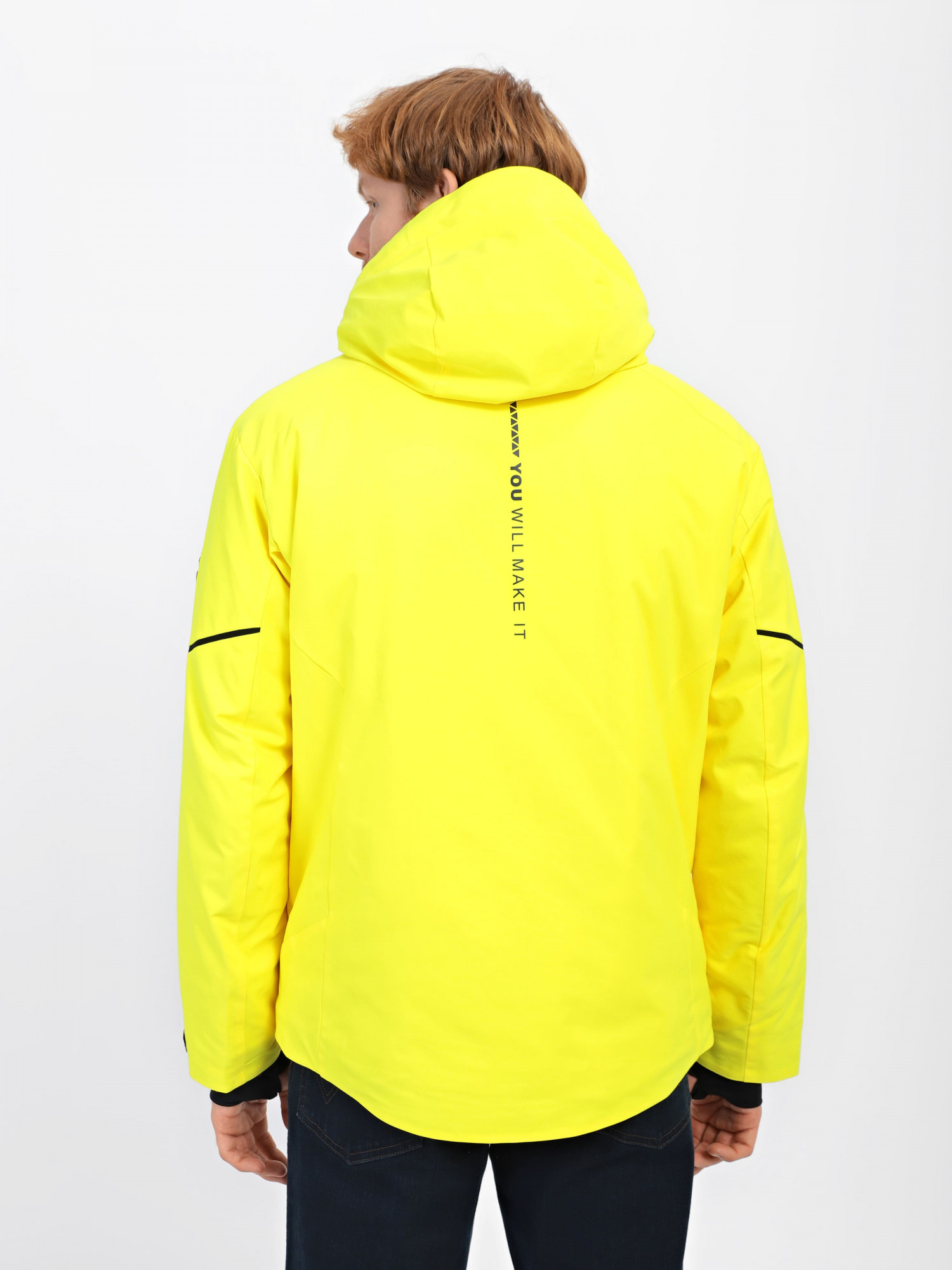 Куртка гірськолижна чоловіча WHS жовта 542003-710 изображение 4