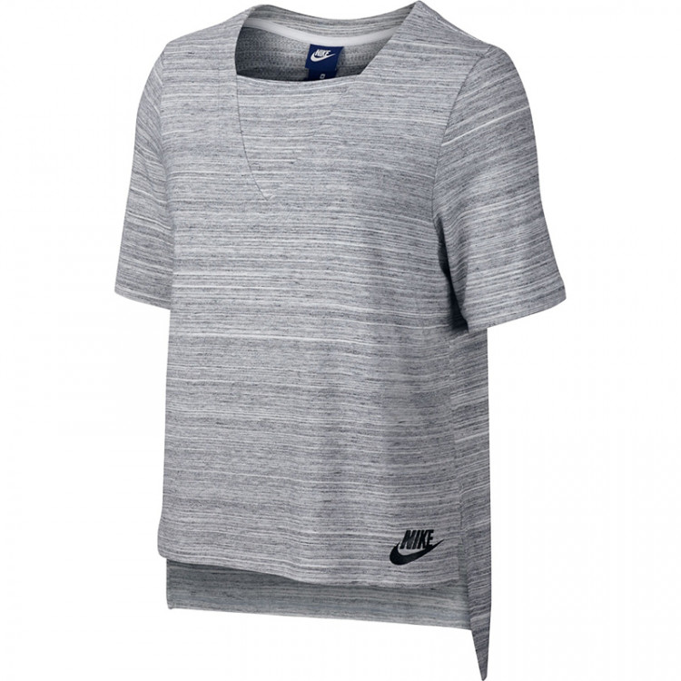 Футболка женская Nike Sportswear Advance 15 серая 838954-100 изображение 1