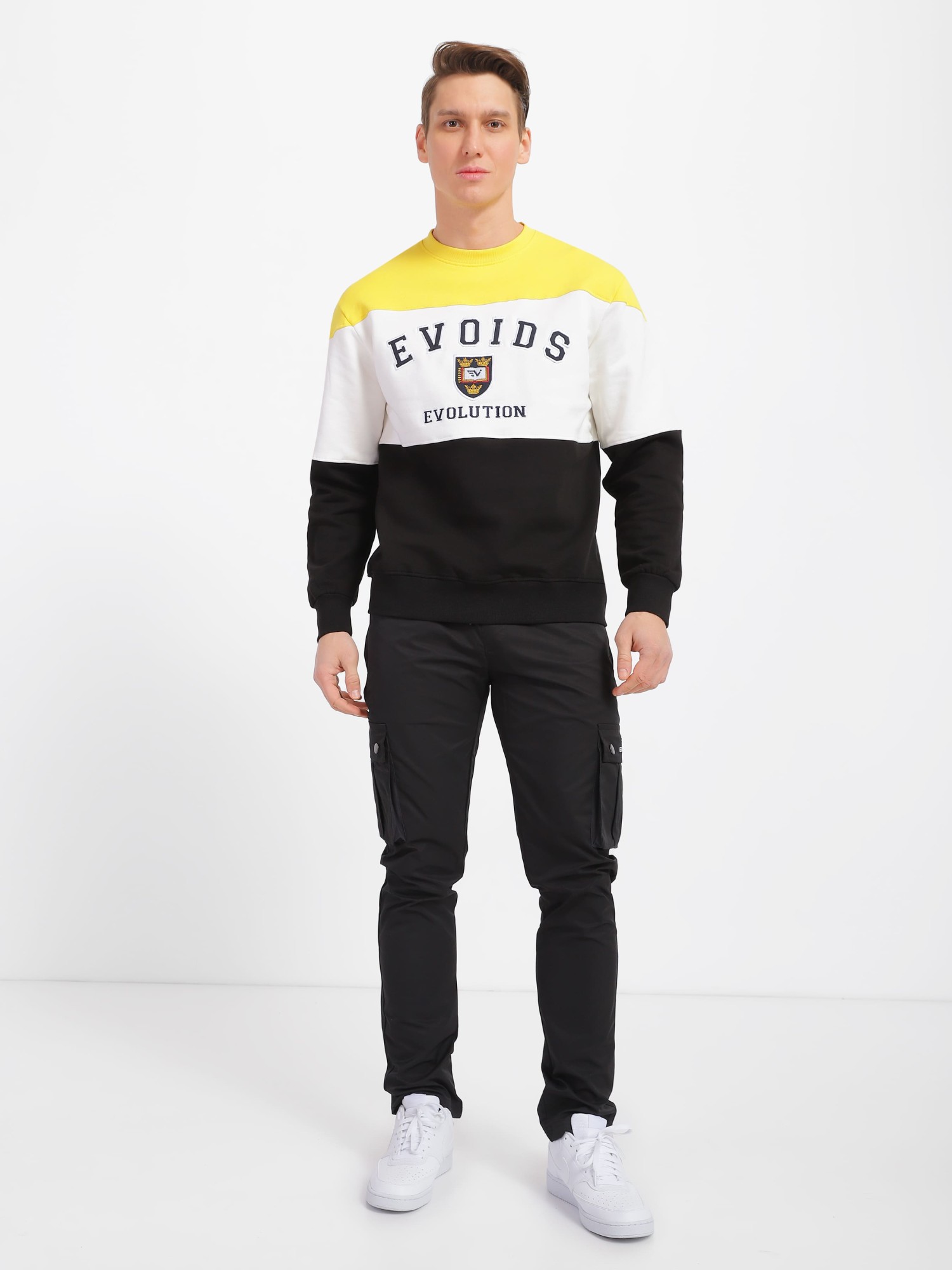 Толстовка мужская Evoids Cayman желтая 742220-710 изображение 2