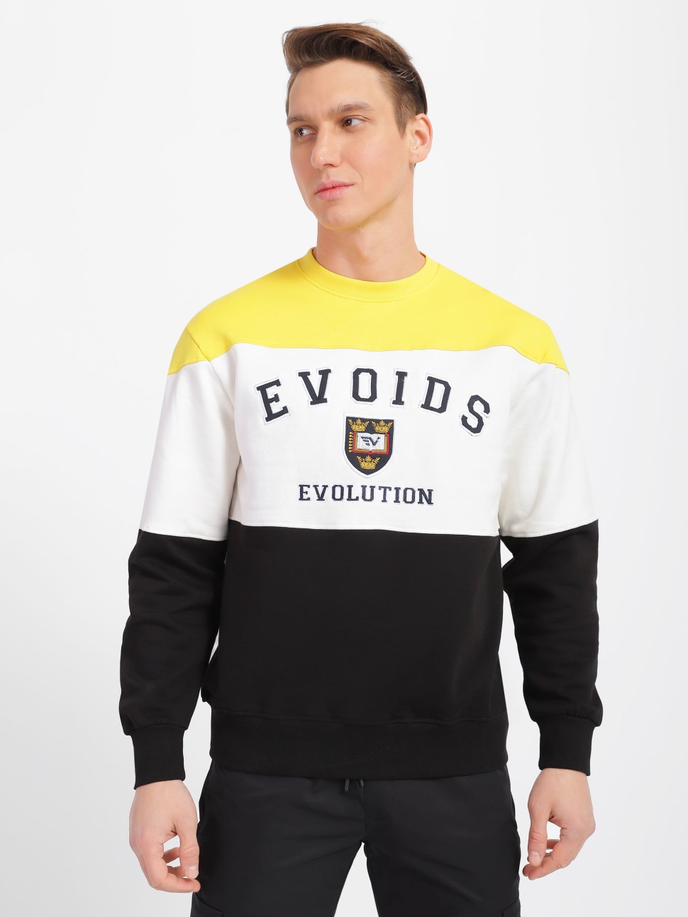 Толстовка чоловіча Evoids Cayman жовта 742220-710 — фото 3