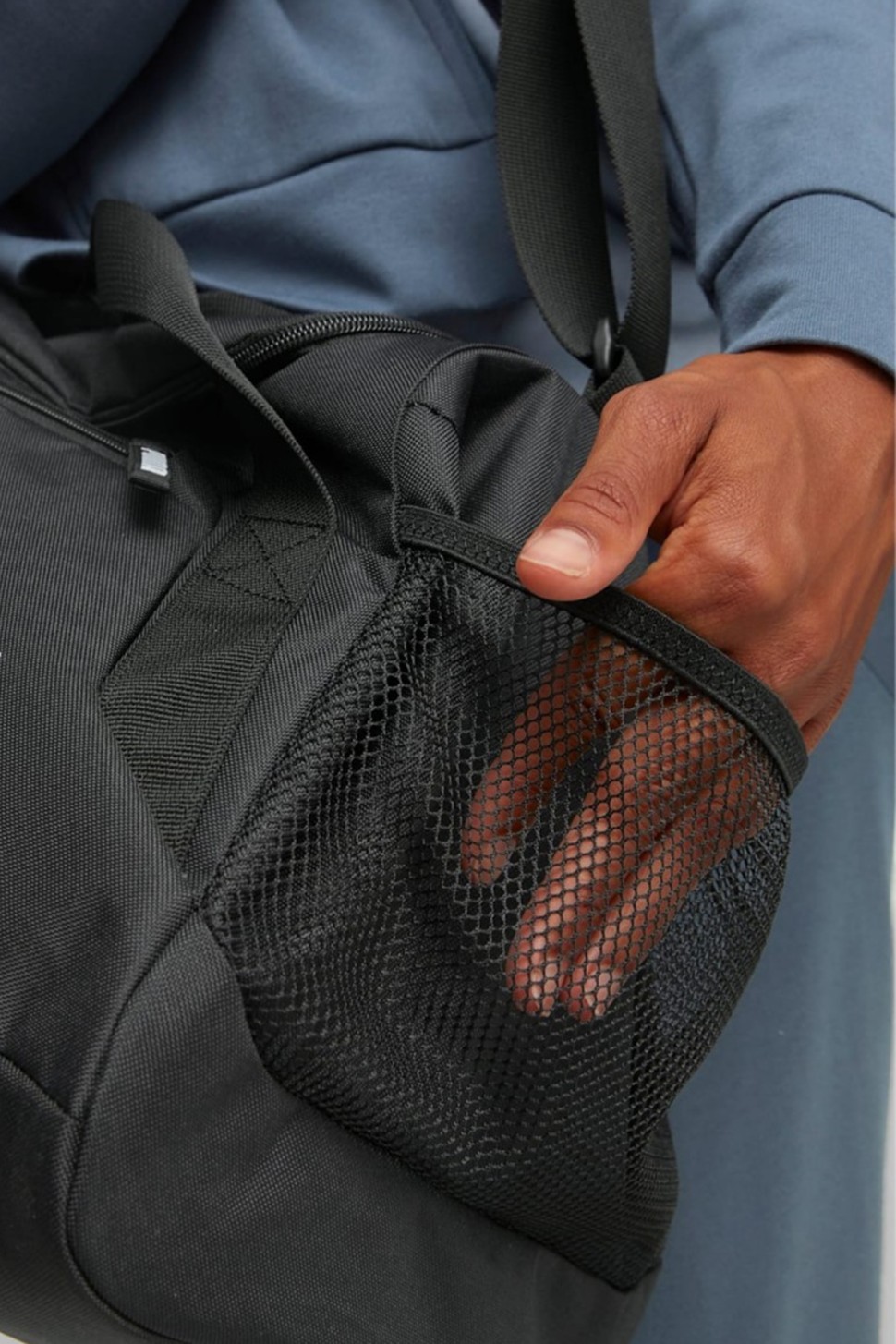 Сумка Puma Fundamentals Sports Bag S чорна 07923001 — фото 6