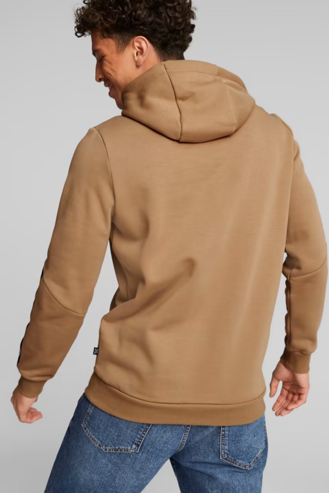 Толстовка мужская Puma ESS+ Tape Hoodie FL бежевая 84904085 изображение 6