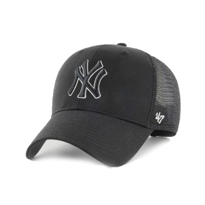 Кепка 47 Brand MLB NEW YORK YANKEES BRANSON черная BRANS17CTP-BKAQ