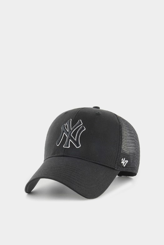Кепка 47 Brand MLB NEW YORK YANKEES BRANSON черная BRANS17CTP-BKAQ изображение 2