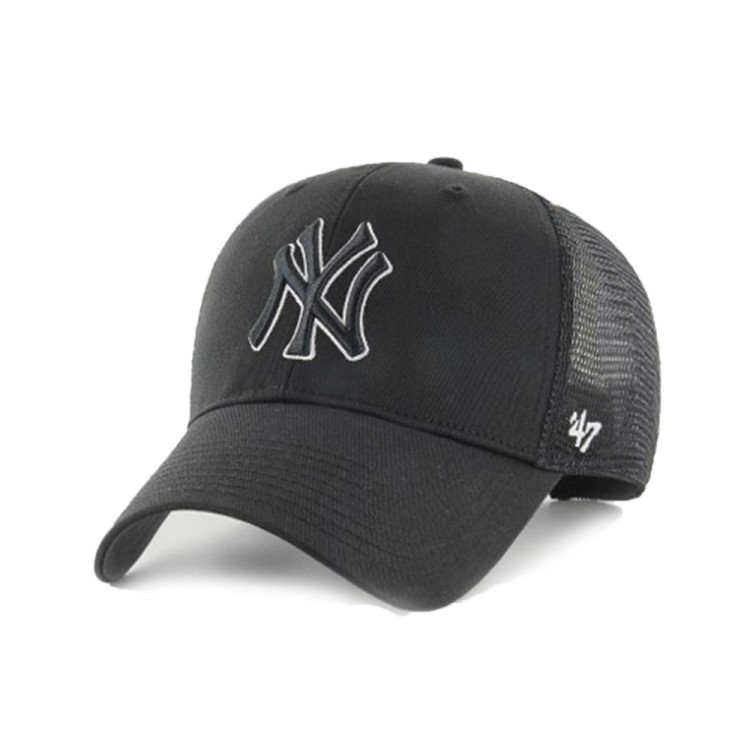 Кепка 47 Brand MLB NEW YORK YANKEES BRANSON черная BRANS17CTP-BKAQ