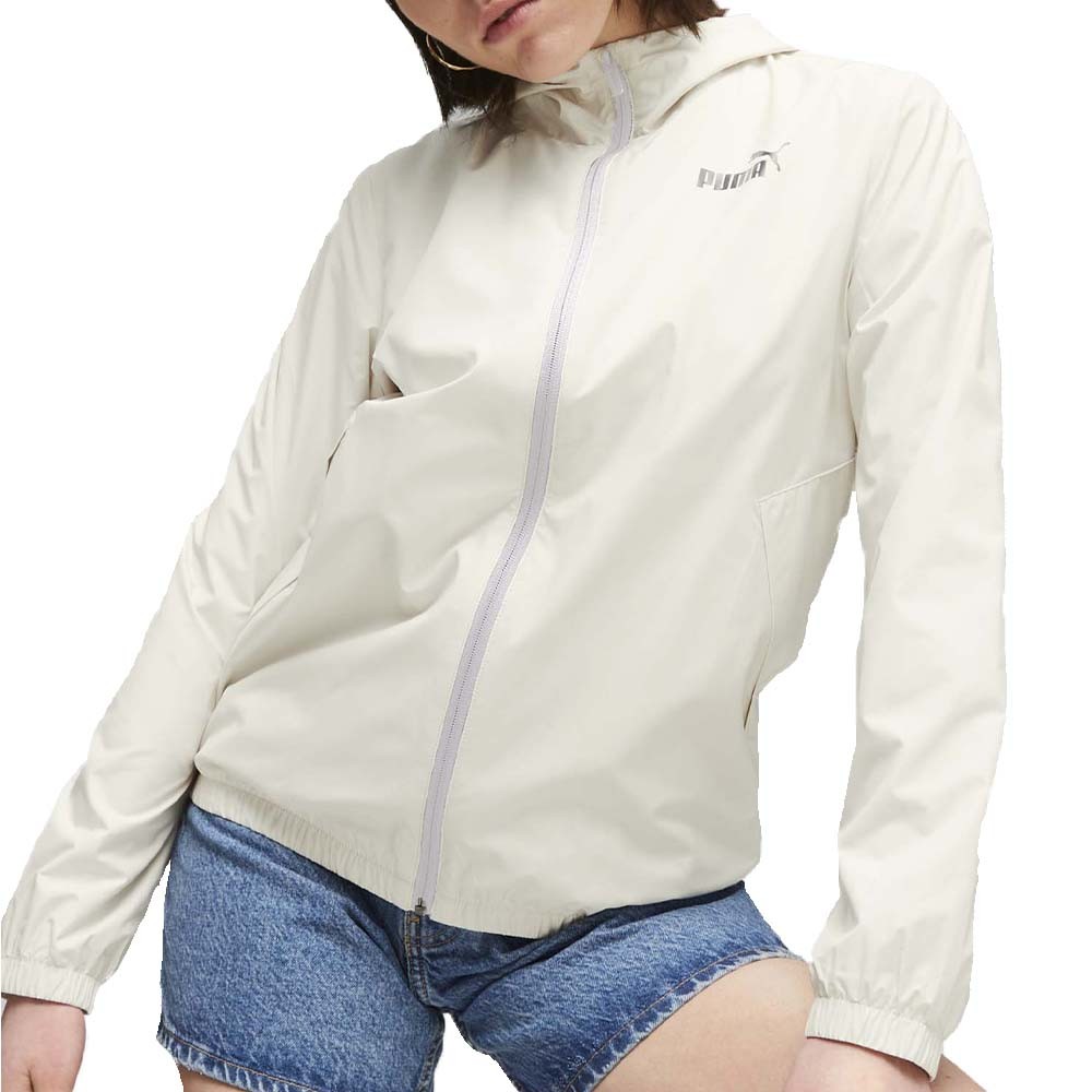 Ветровка женская Puma ESS Solid Windbreaker молочная 84749487 изображение 1
