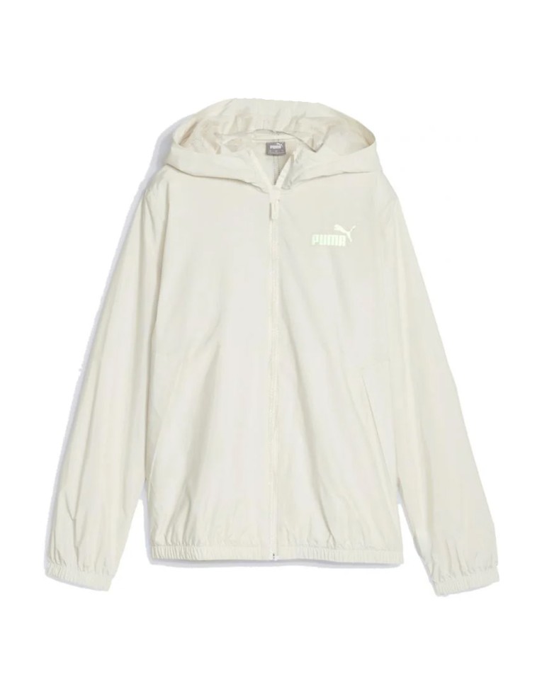 Ветровка женская Puma ESS Solid Windbreaker молочная 84749487 изображение 5