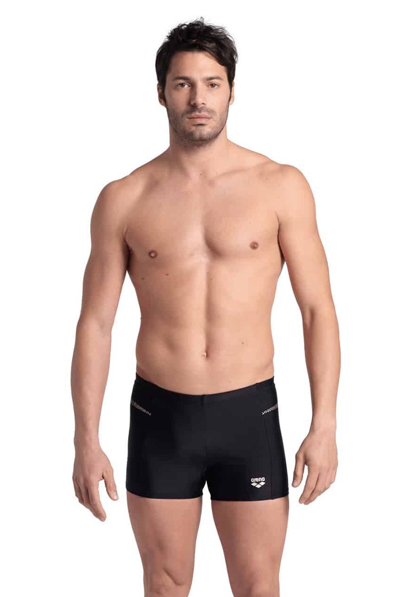 Плавки чоловічі Arena PROFILE SWIM SHORT GRAPHIC чорні 007250-500 — фото 2