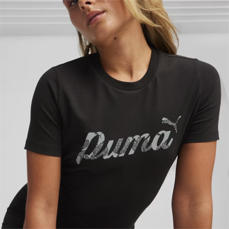 Сукня жіноча Puma ESS+ BLOSSOM Graphic Dress чорна 67967401 изображение 5