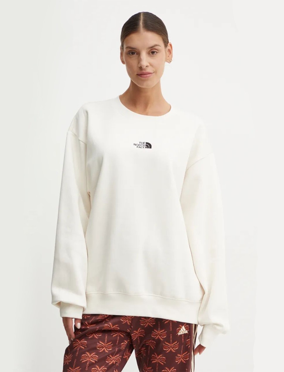 Толстовка жіноча The North Face  W ESSENTIAL CREW біла NF0A89EPQLI2 — фото 2