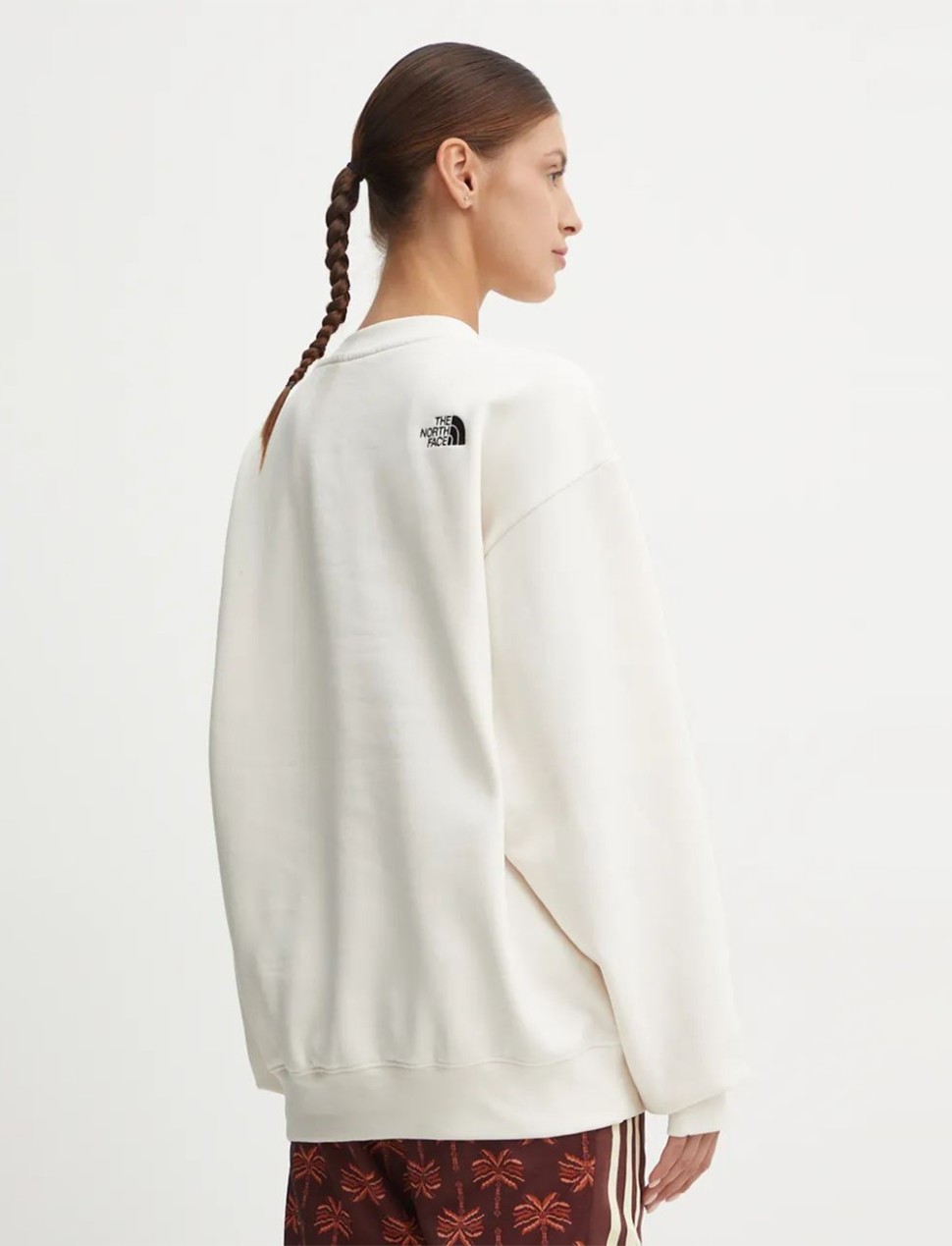Толстовка жіноча The North Face  W ESSENTIAL CREW біла NF0A89EPQLI2 — фото 4