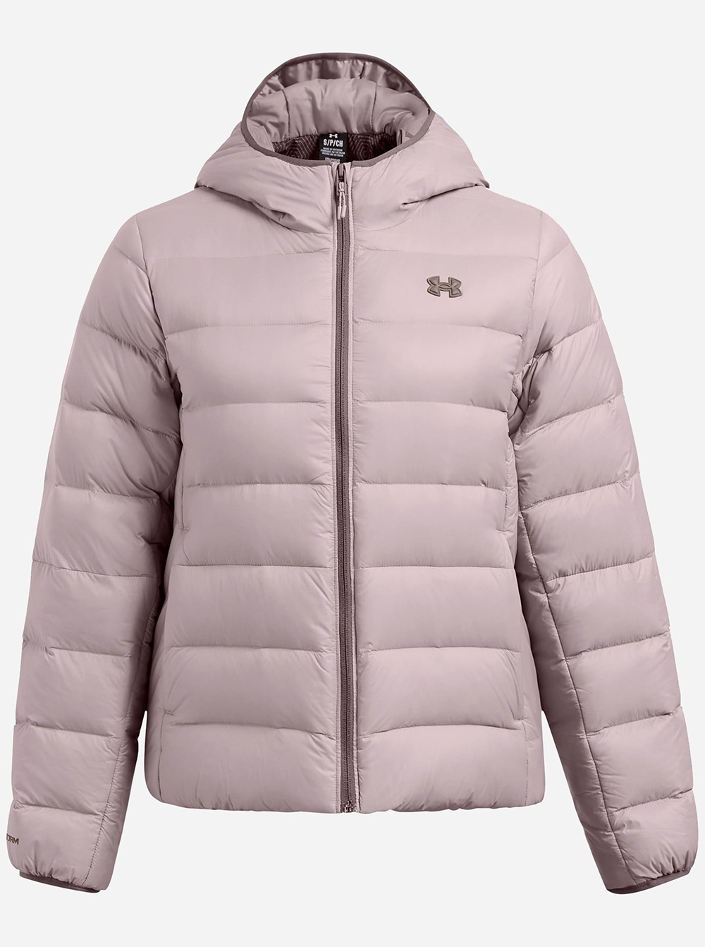 Куртка жіноча Under Armour LEGEND DOWN HOODED JACKET сіра 1385852-015 изображение 6