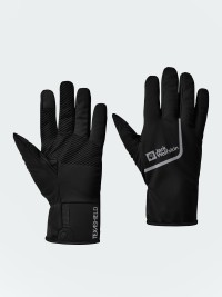 Перчатки Jack Wolfskin MOROBBIA LIGHT GLOVE черные 1911541-6000 изображение 2