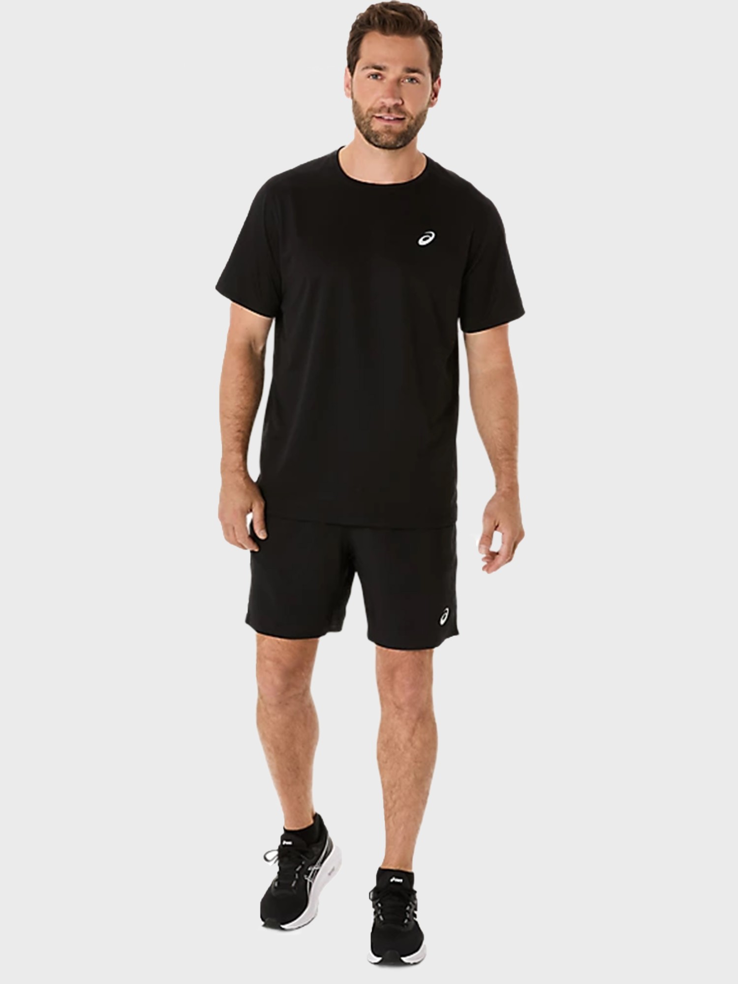 Шорти чоловічі Asics ASICS CORE 2-N-1 7IN SHORT чорні 2011D215-001 изображение 8