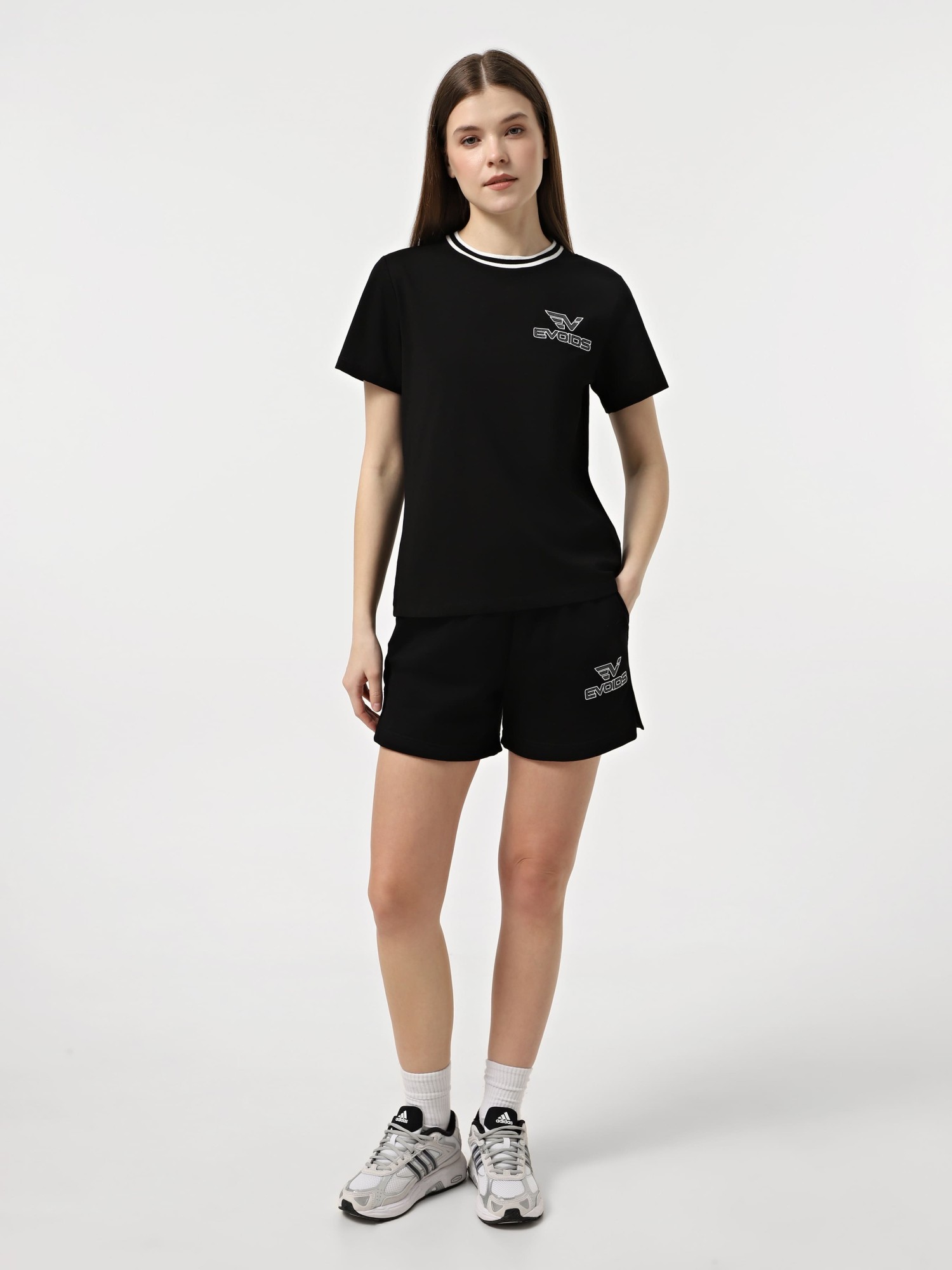 Шорты женские Evoids Aeliana черные 552520-010 изображение 6