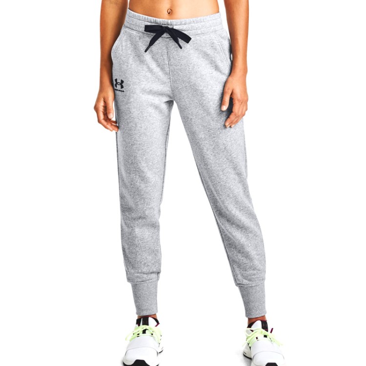 Штани жіночі Under Armour Rival Fleece Joggers сірі 1356416-035 изображение 3
