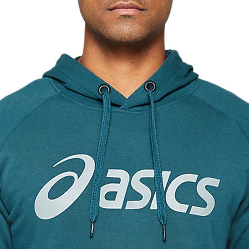Толстовка мужская Asics Big Asics Oth Hoodie синяя 2031A984-402 — фото 3