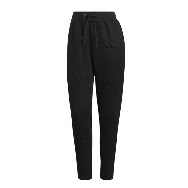 Брюки женские Adidas  Aeroready Jacquard Logo черные FT6124  изображение 1