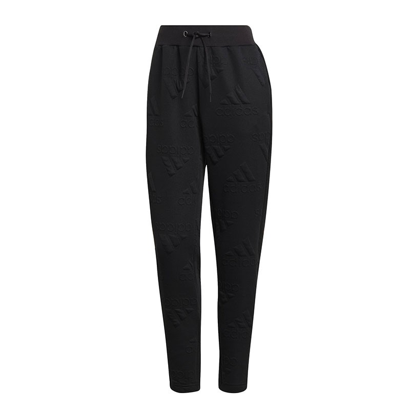 Брюки женские Adidas  Aeroready Jacquard Logo черные FT6124  изображение 1