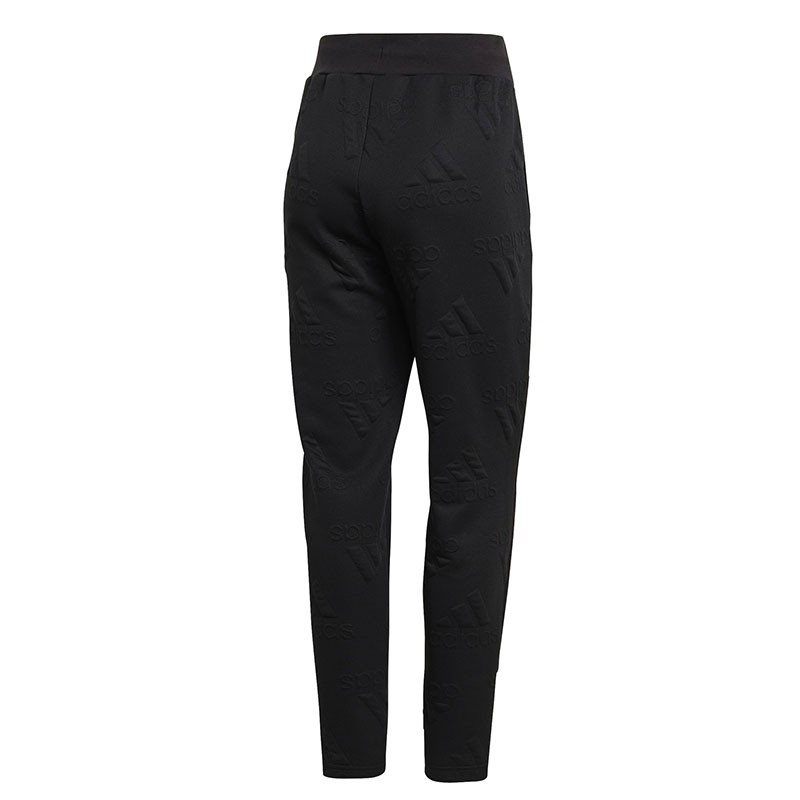 Брюки женские Adidas Aeroready Jacquard Logo черные FT6124 — фото 2 — Sport City Брюки женские Adidas Aeroready Jacquard Logo черные FT6124 — фото 2