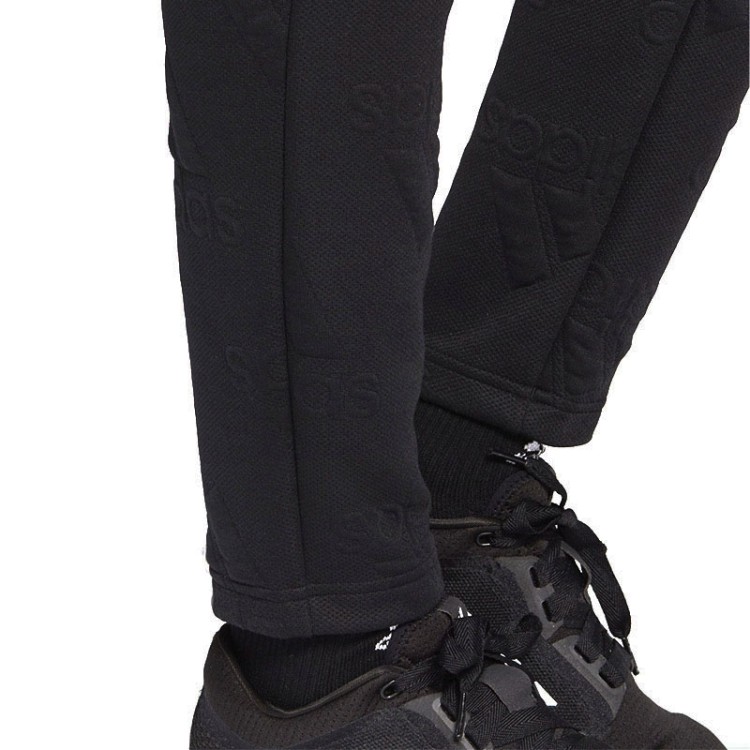 Брюки женские Adidas  Aeroready Jacquard Logo черные FT6124  изображение 4