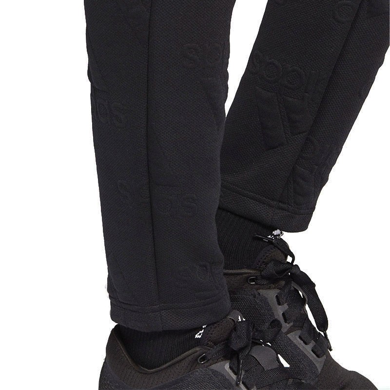 Брюки женские Adidas  Aeroready Jacquard Logo черные FT6124  изображение 4