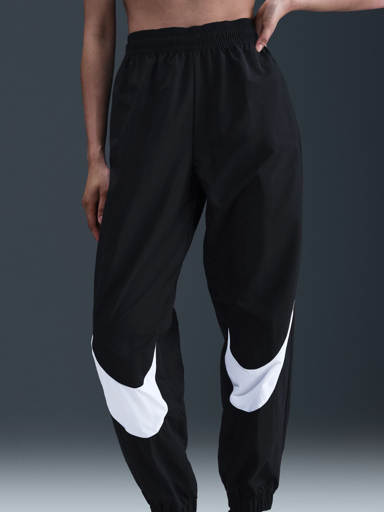 Брюки женские Nike W NSW LOGO MR JGGR черные HV2357-010 изображение 5