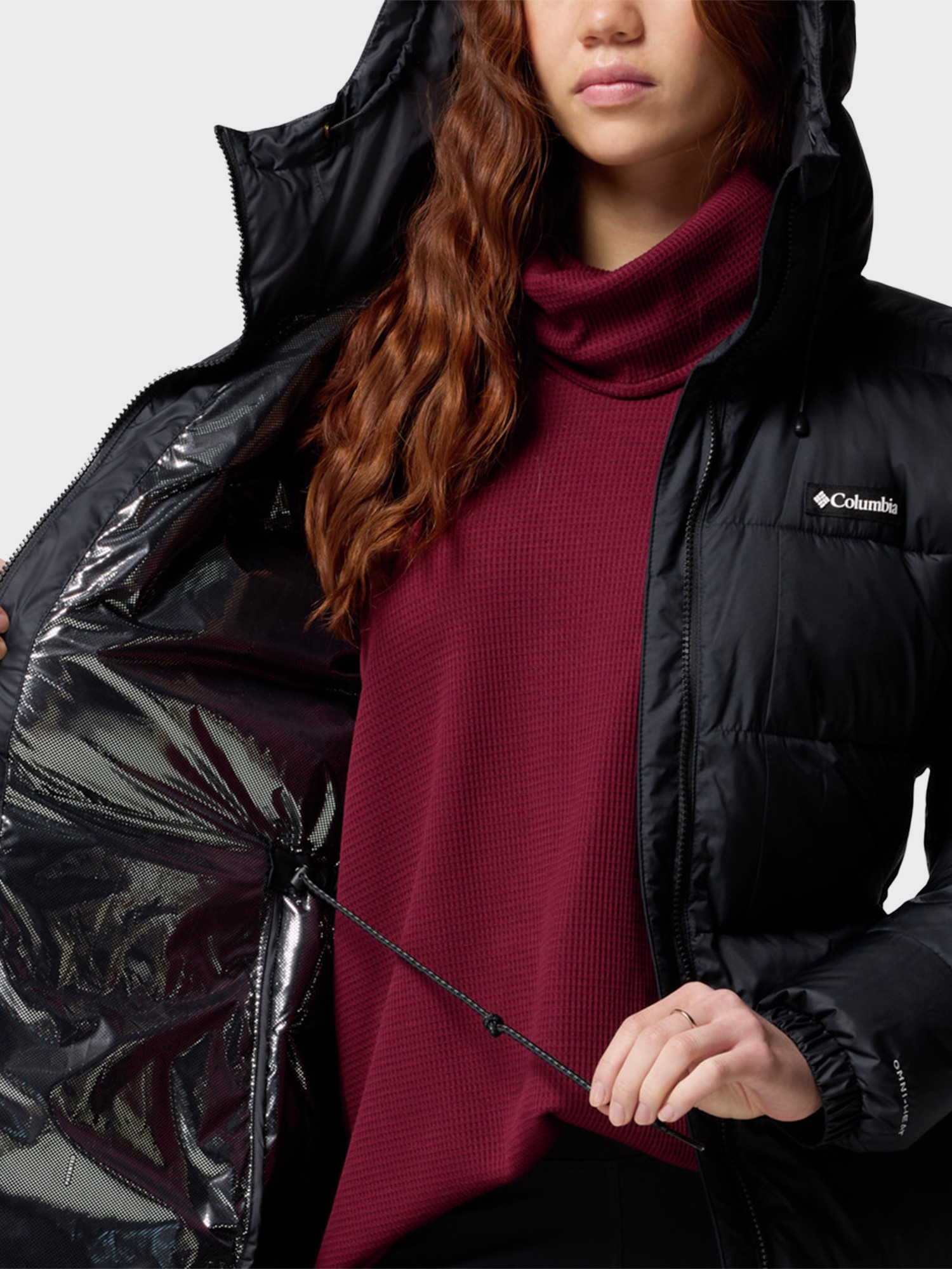 Куртка жіноча Columbia Pike Lake™ III Long Jacket чорна 2133541-010 изображение 6