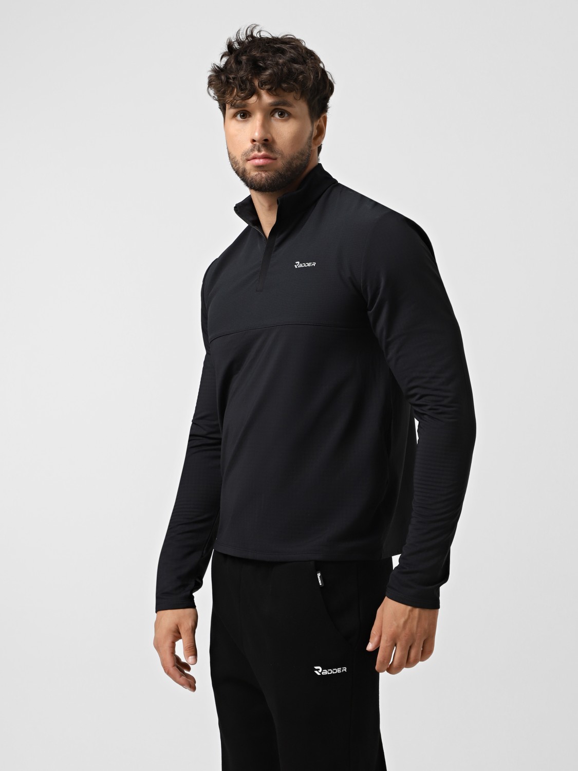 Толстовка чоловіча Radder Frosta чорна 782530-010 изображение 2
