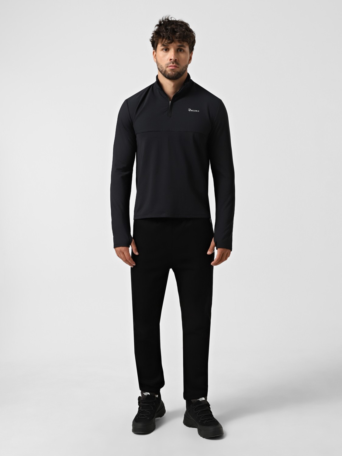 Толстовка чоловіча Radder Frosta чорна 782530-010 изображение 6